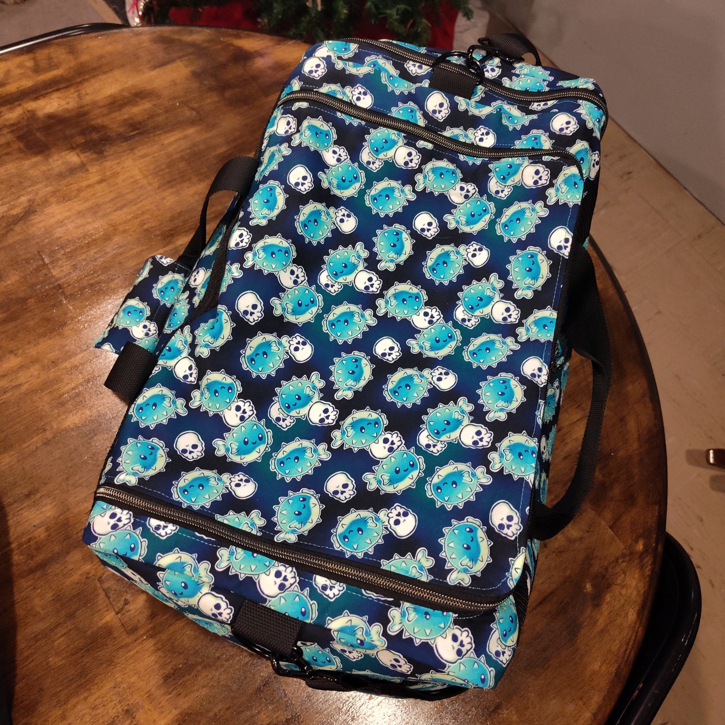 Custom handmade duffle bag