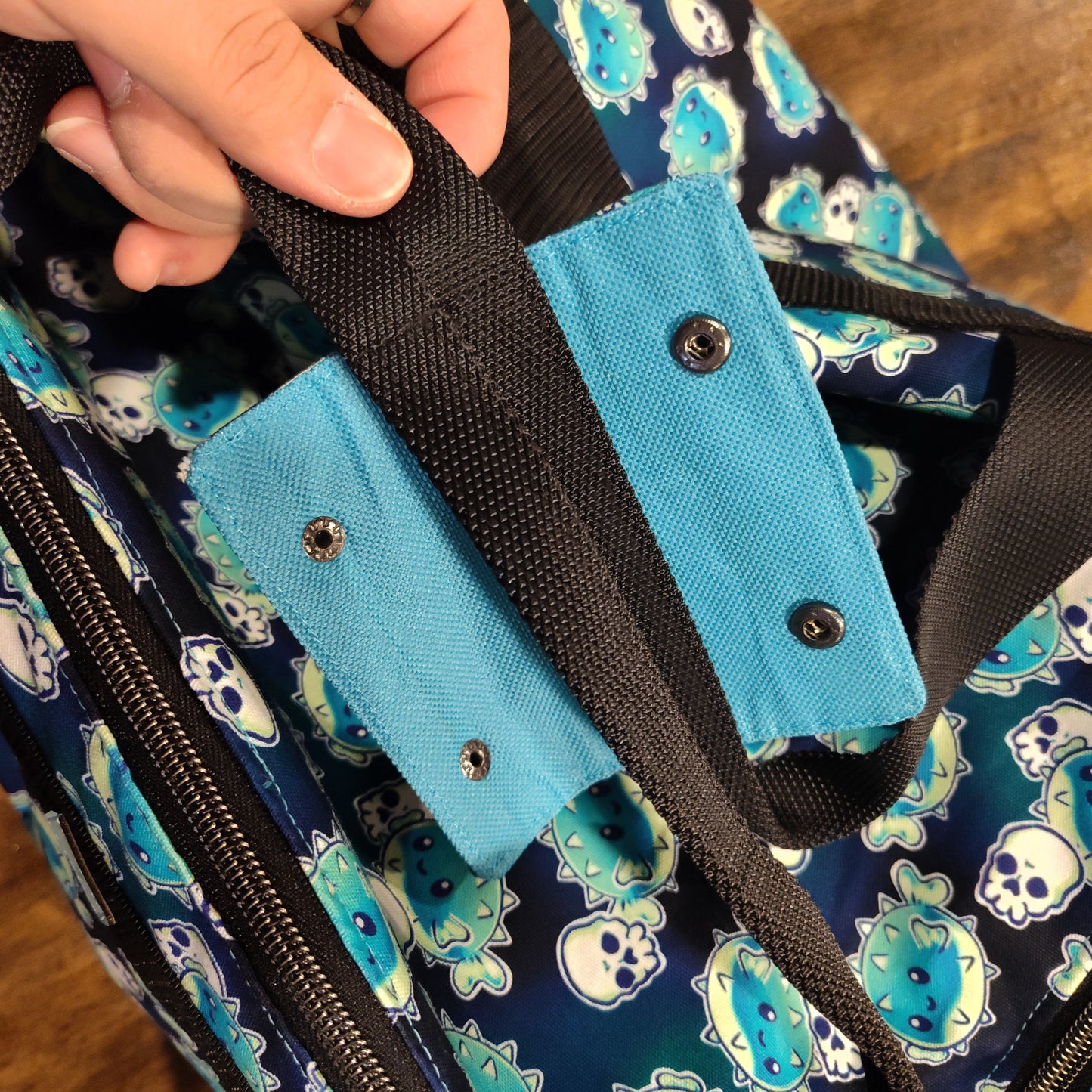 custom handmade duffle bag