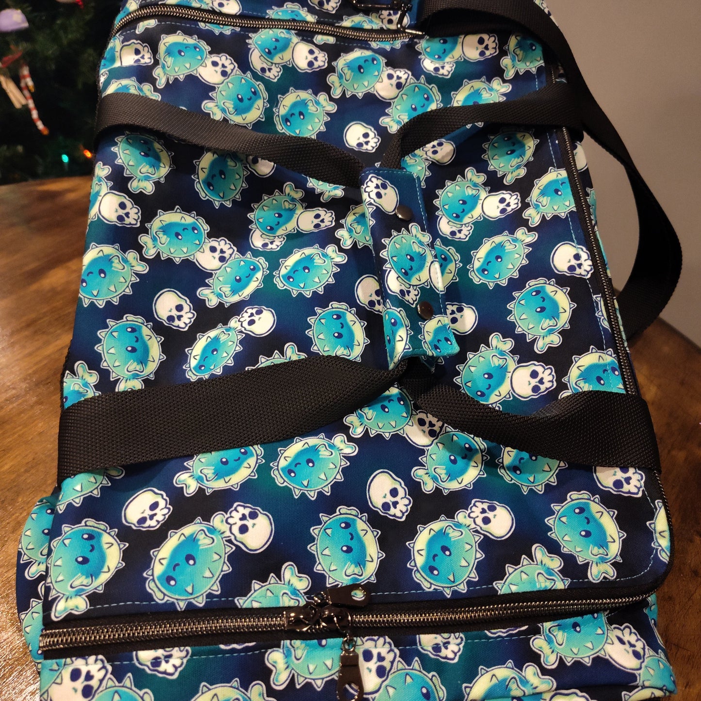 custom handmade duffle bag