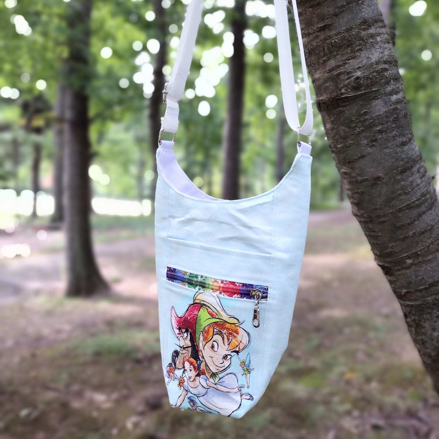 D Never Grow Up Water Bottle Bag