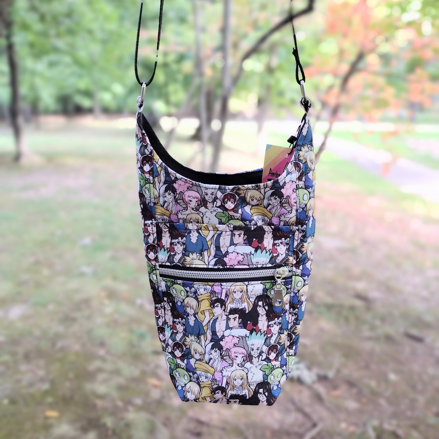 Stone Anime Water Bottle Bag