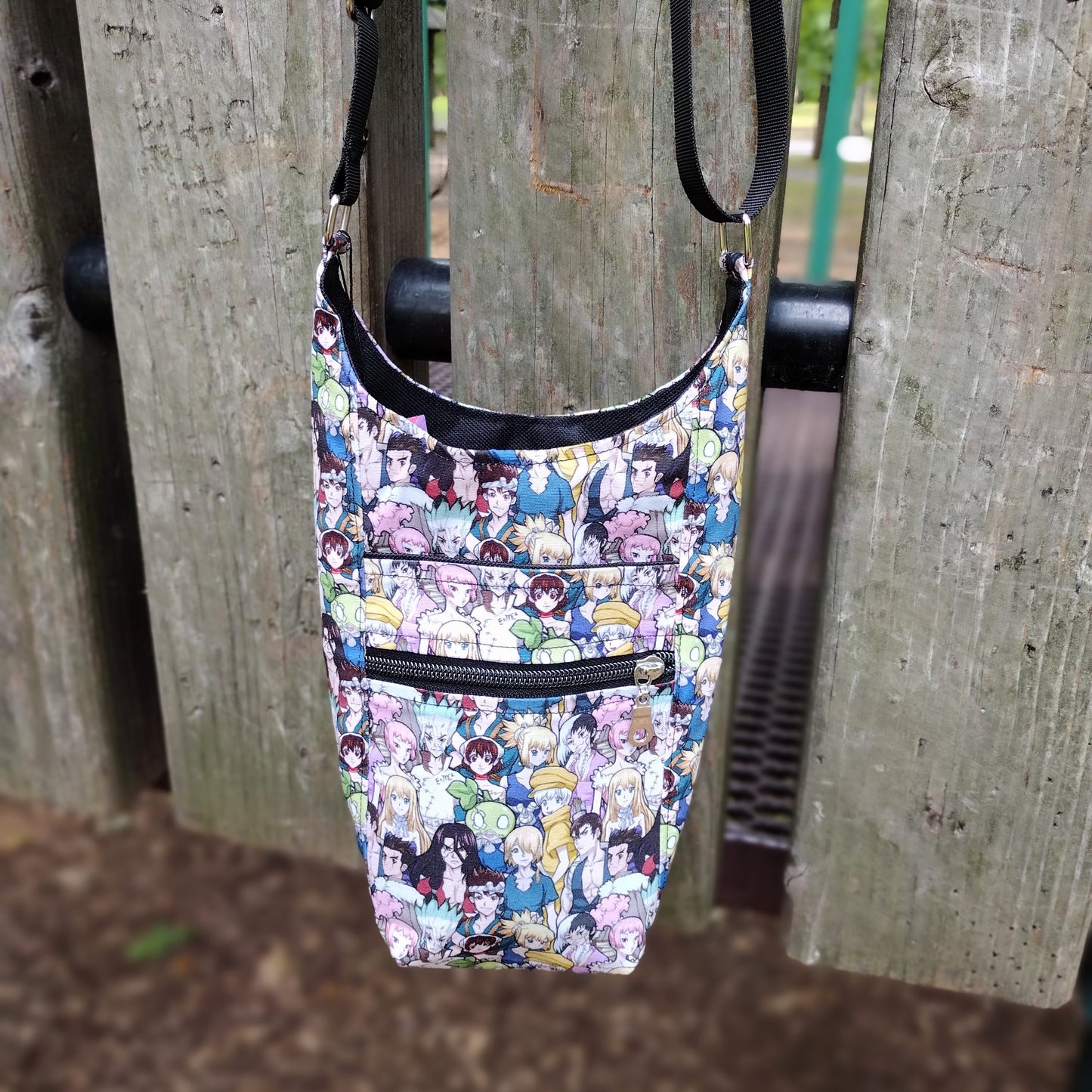 Stone Anime Water Bottle Bag