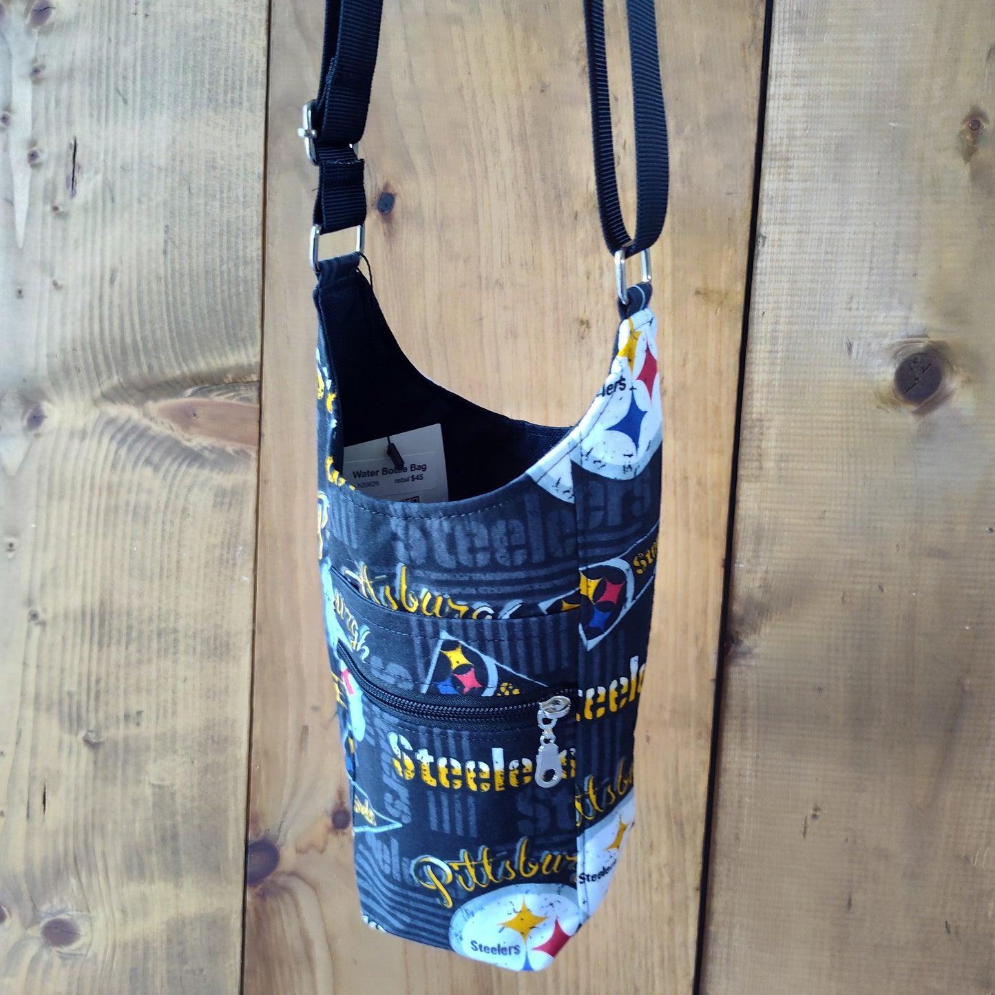 Football Steel Water Bottle Bag