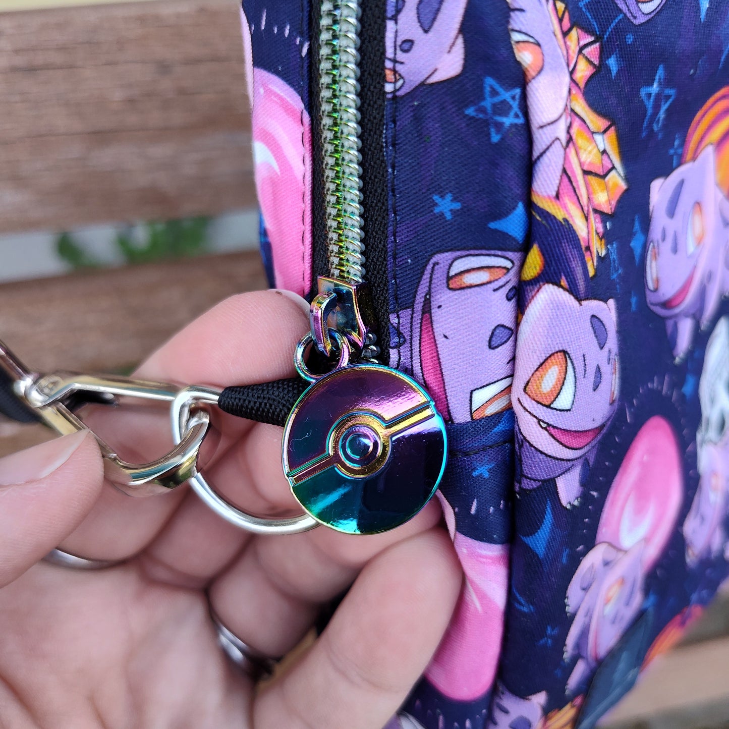 Spooky Pocket Monster Calli Crossbody Bag