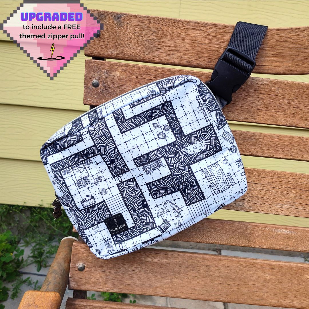 Dungeon Map Calli Belt Bag