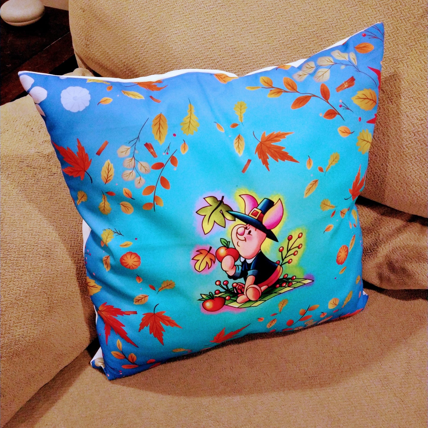 D Character Fall Thanksgiving Pillows