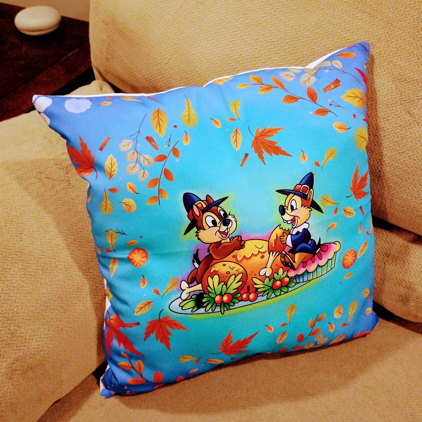 D Character Fall Thanksgiving Pillows