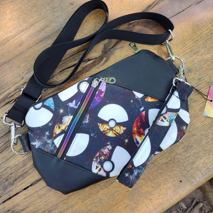 Pocket Monster Ball Silhouettes Adventure Bag