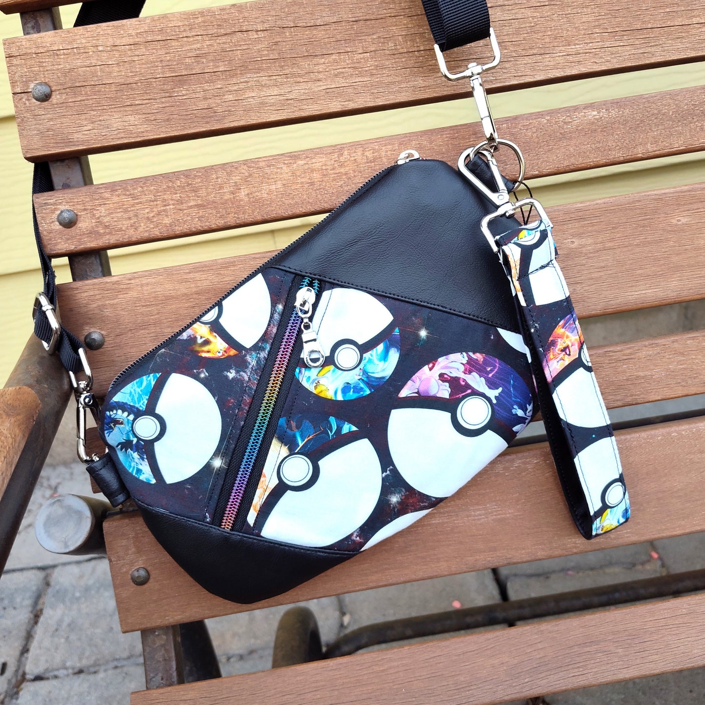 Pocket Monster Ball Silhouettes Adventure Bag