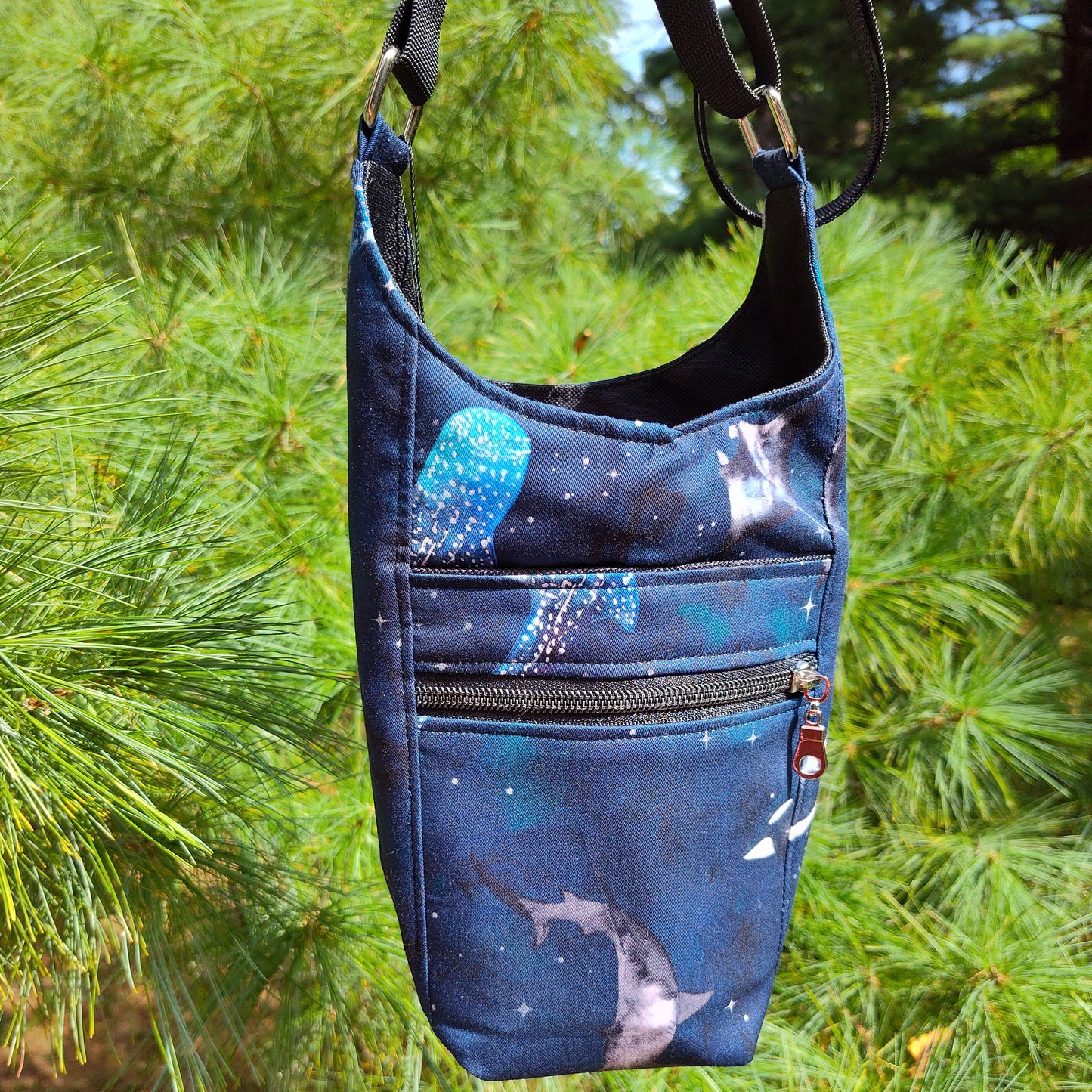 Whales and More Water Bottle Bag