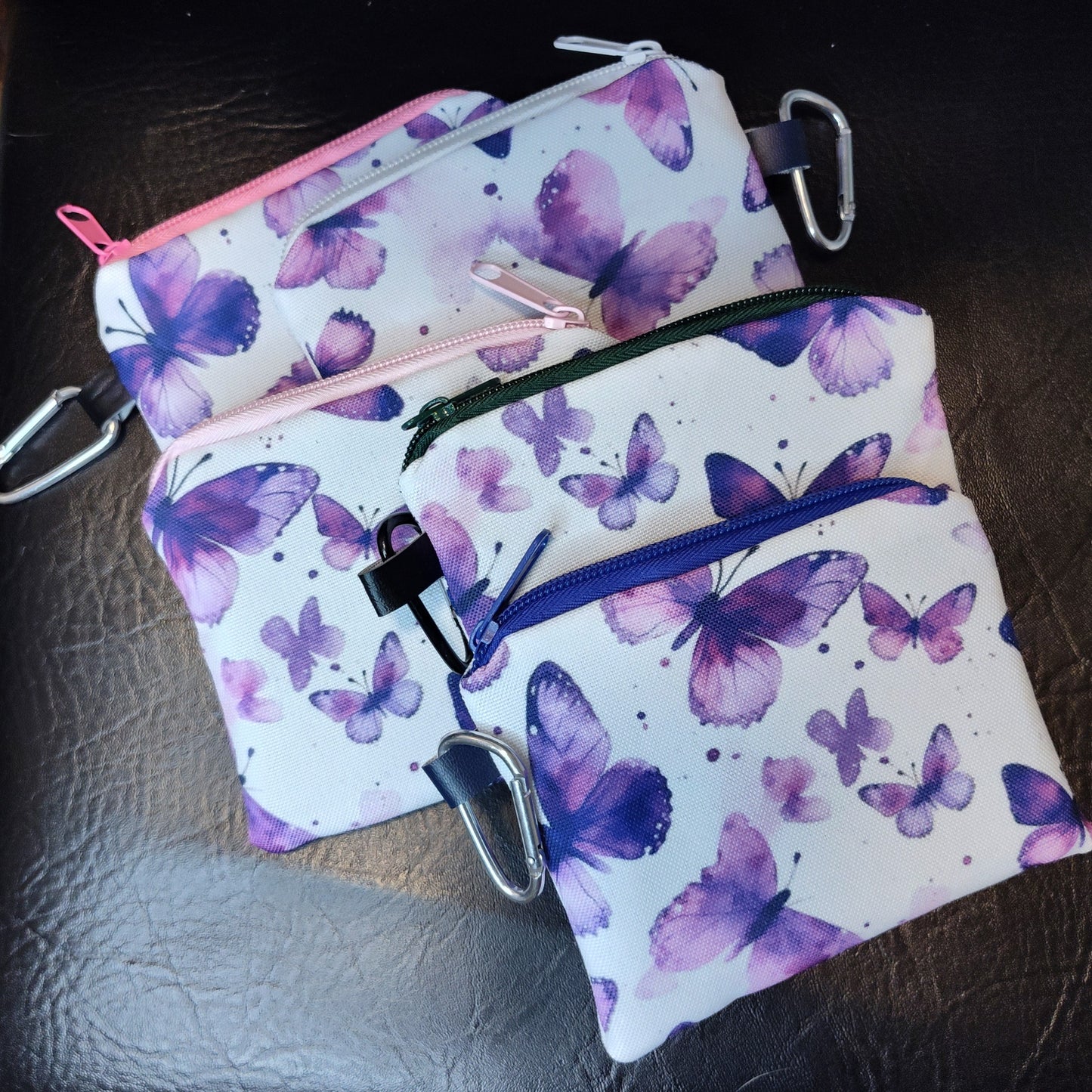 Butterflies Purple Coin Purse