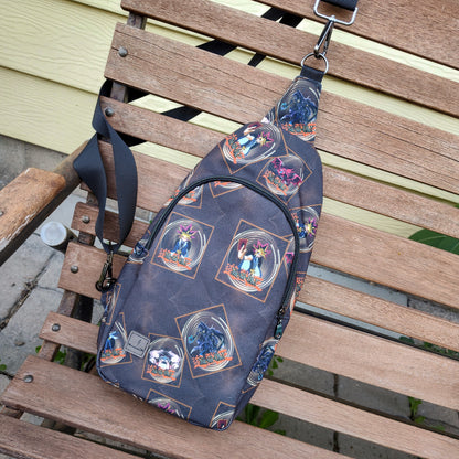 Card Anime Sling Backpack