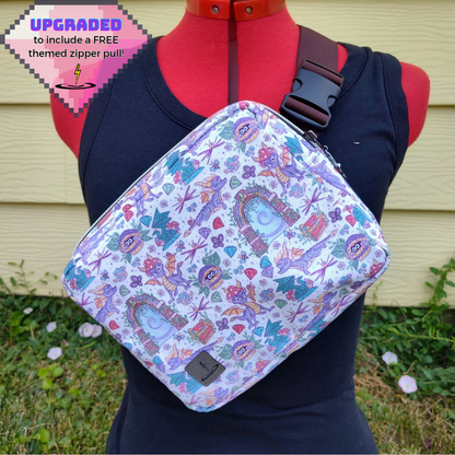 Purple Dragon Calli Belt Bag