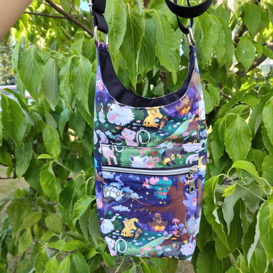 Pocket Monsters Nighttime Water Bottle Bag