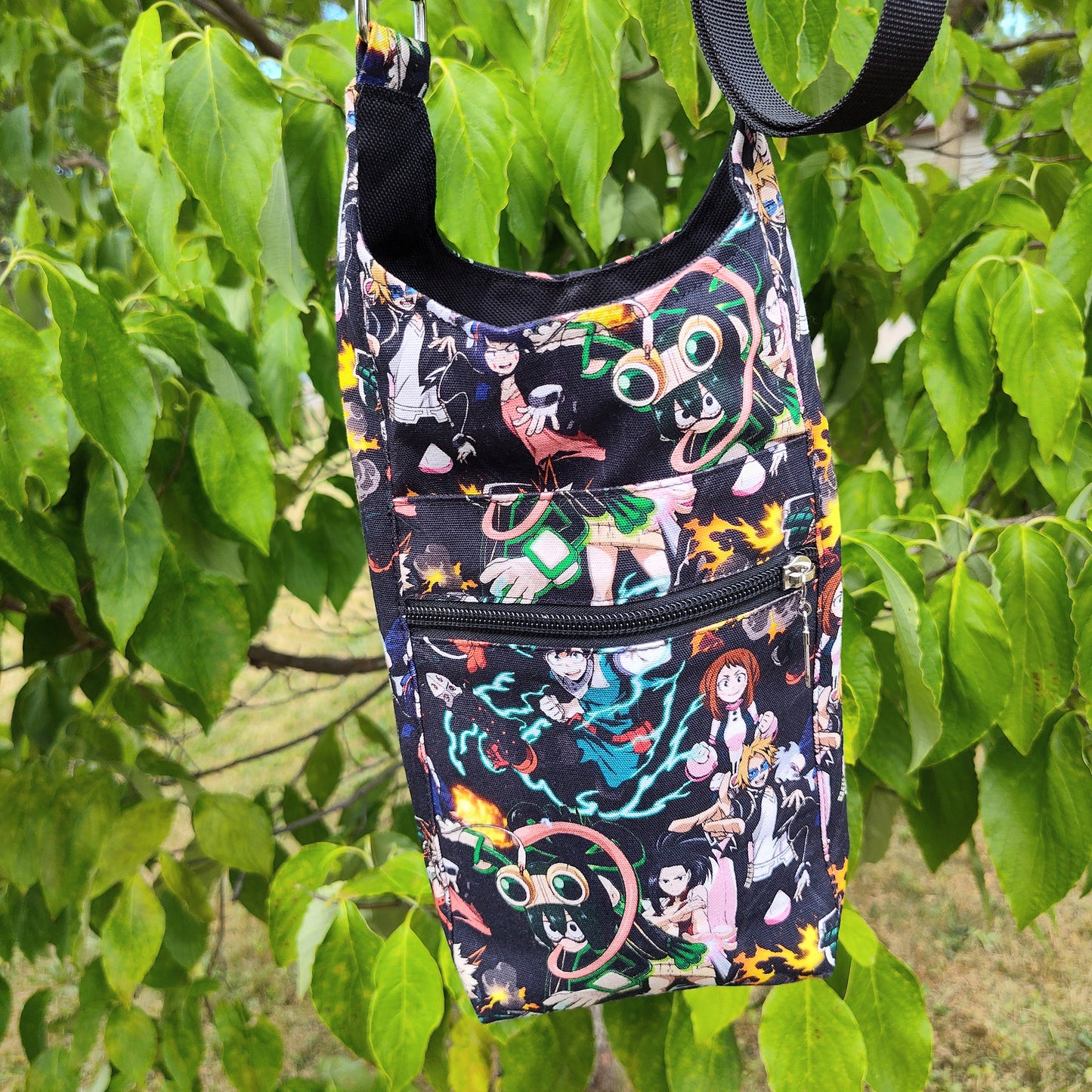 Hero Academy Anime Water Bottle Bag