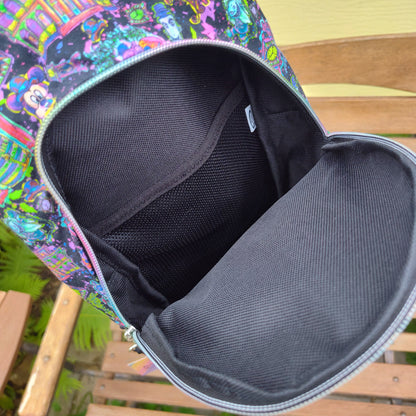 D Haunted Mashup Sling Backpack