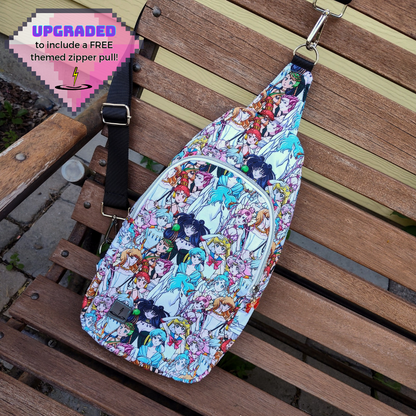 Sailor Anime Sling Backpack