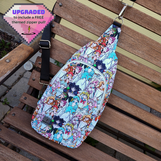 Sailor Anime Sling Backpack