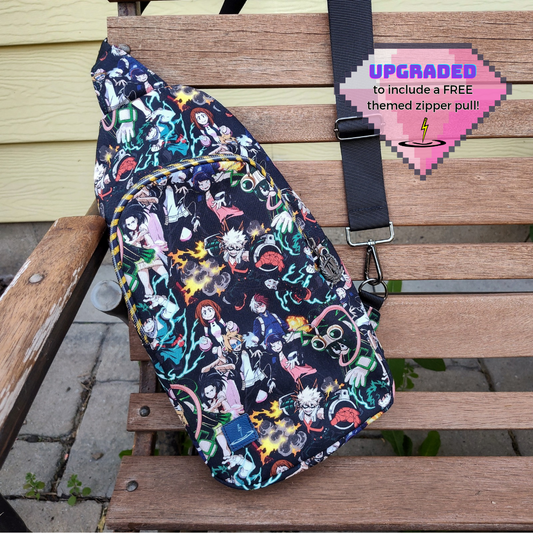 Hero Academy Anime Sling Backpack