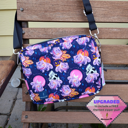 Spooky Pocket Monster Calli Crossbody Bag